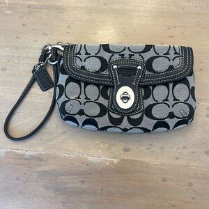 Coach Signature wristlet